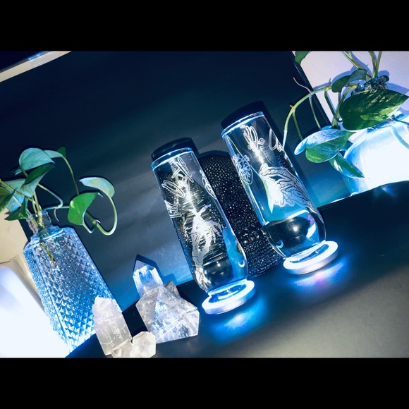 His and Hers Till Death Do Us Part Etched Stemless Champagne Glasses - Picture 9 of 9